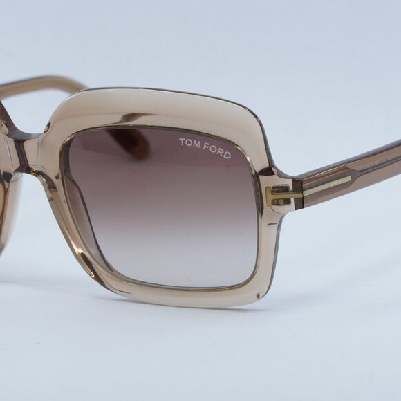 Tom Ford Wallis FT0688 45G Sunglasses - Shiny Light Brown Frame main image 5